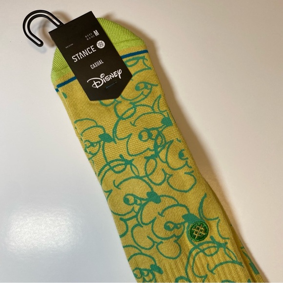 NWT Stance Casual Disney Embroidered Mickey Mouse Socks Dillon Froelich Medium - Picture 5 of 8